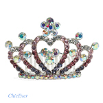 Krone Strass 8647 - lila/rosa Krone Strass 8647 - lila/rosa